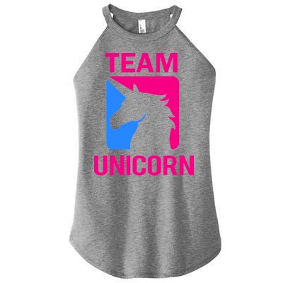 Team Unicorn Logo Women's Perfect Tri Rocker Tank