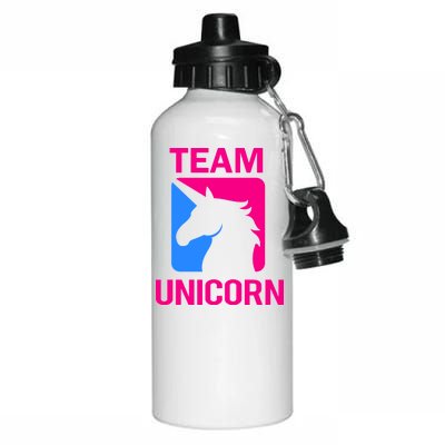 Team Unicorn Logo Aluminum Water Bottle