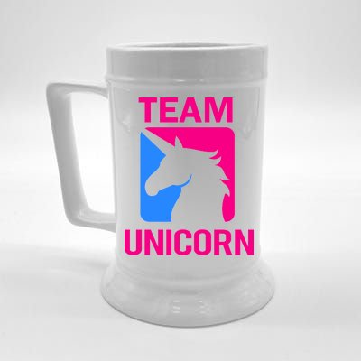 Team Unicorn Logo Beer Stein