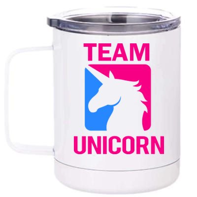 Team Unicorn Logo 12 oz Stainless Steel Tumbler Cup