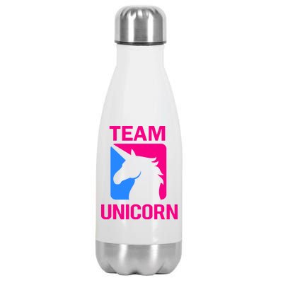 Team Unicorn Logo Stainless Steel Insulated Water Bottle