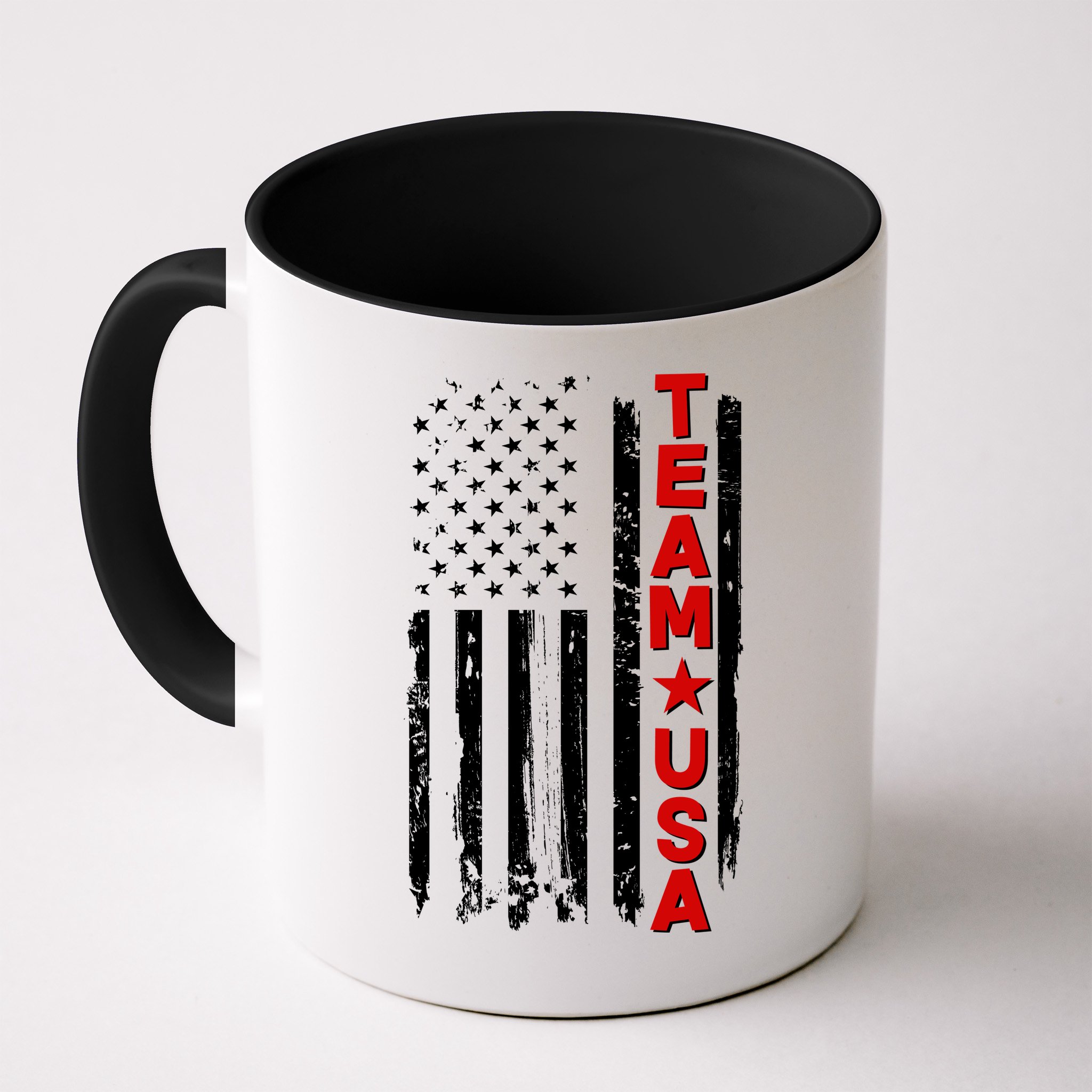 Team USA Distressed American Flag Mug