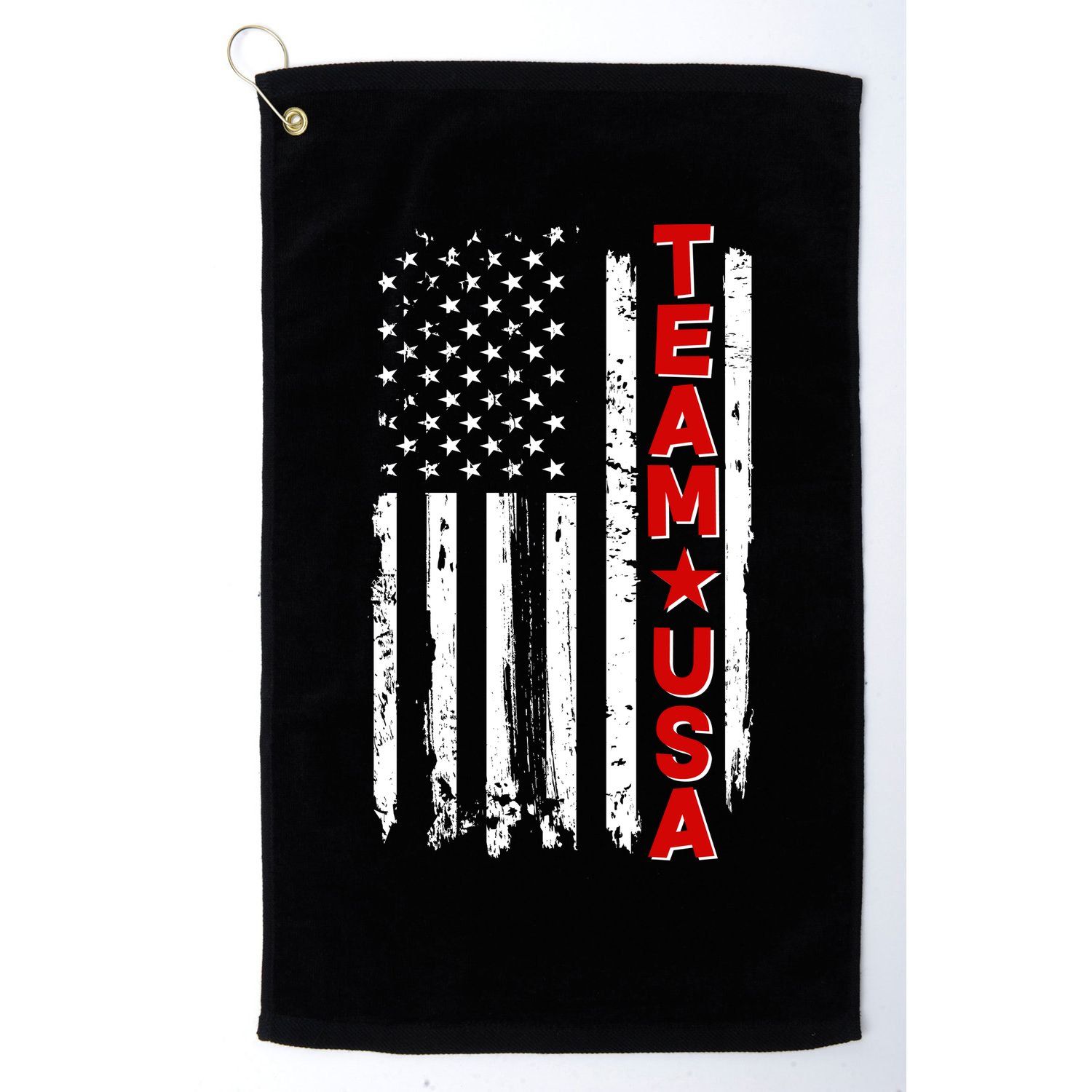 Team USA Distressed American Flag Golf Towel