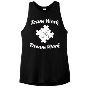 Team Work Dream Work Ladies PosiCharge Tri-Blend Wicking Tank