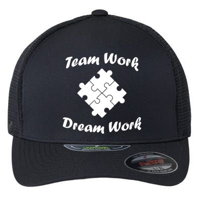 Team Work Dream Work Flexfit Unipanel Trucker Cap