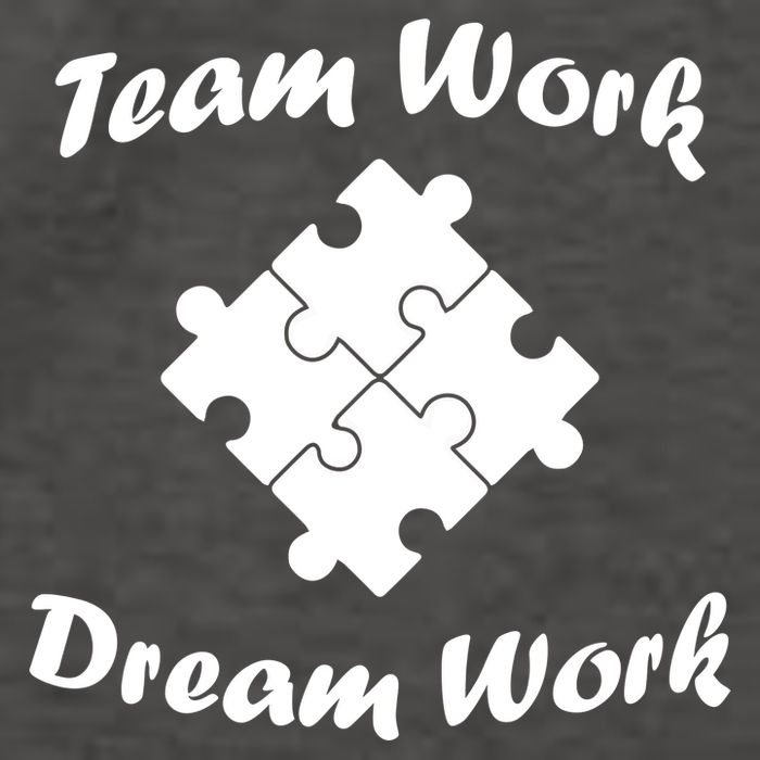 Team Work Dream Work Vector Backpack