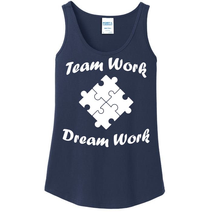 Team Work Dream Work Ladies Essential Tank