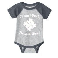 Team Work Dream Work Infant Baby Jersey Bodysuit