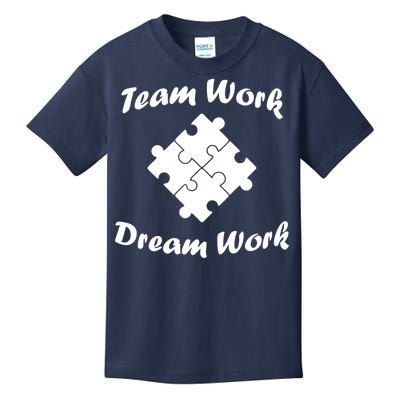 Team Work Dream Work Kids T-Shirt