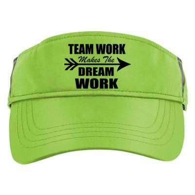 Team Work Makes The Dream Work Adult Drive Performance Visor