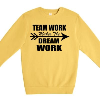 Team Work Makes The Dream Work Premium Crewneck Sweatshirt