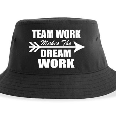 Team Work Makes The Dream Work Sustainable Bucket Hat