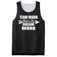 Team Work Makes The Dream Work Mesh Reversible Basketball Jersey Tank