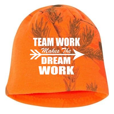 Team Work Makes The Dream Work Kati - Camo Knit Beanie