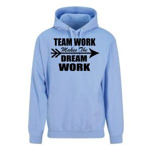 Team Work Makes The Dream Work Unisex Surf Hoodie