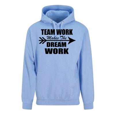 Team Work Makes The Dream Work Unisex Surf Hoodie