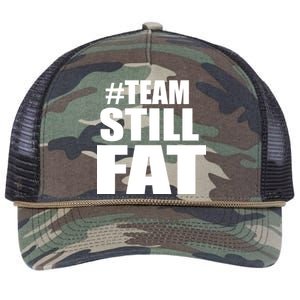 #TeamStillFat Team Still Fat Fitness Weight Retro Rope Trucker Hat Cap