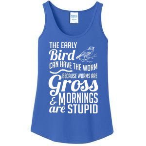 The Early Bird Can Have The Worm Funny Humor Gift Ladies Essential Tank