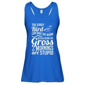 The Early Bird Can Have The Worm Funny Humor Gift Ladies Essential Flowy Tank