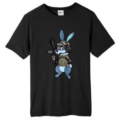 Tactical Easter Bunny Tall Fusion ChromaSoft Performance T-Shirt