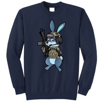 Tactical Easter Bunny Tall Sweatshirt