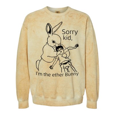 The Ether Bunny Colorblast Crewneck Sweatshirt