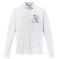 The Ether Bunny Performance Long Sleeve Polo