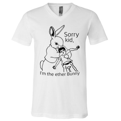 The Ether Bunny V-Neck T-Shirt