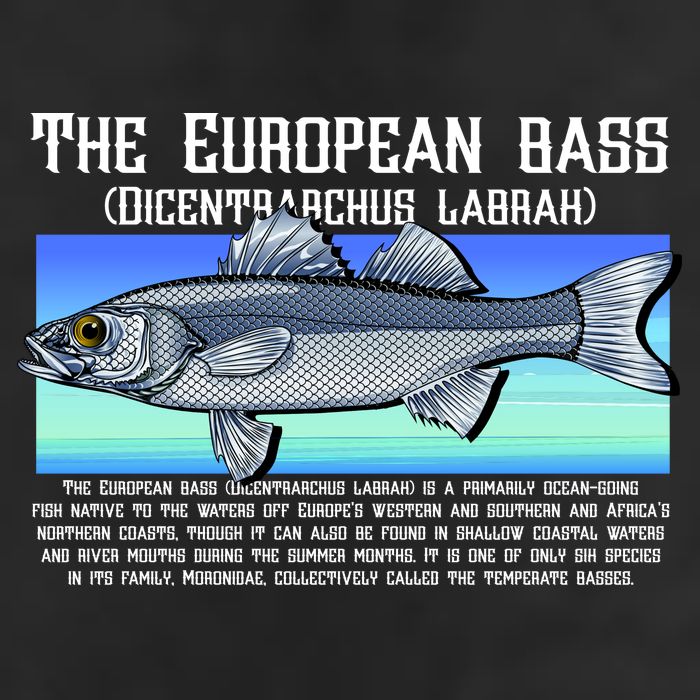 The European Bass 11oz C Handle Ceramic Mug
