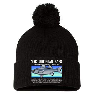 The European Bass Pom Pom 12in Knit Beanie