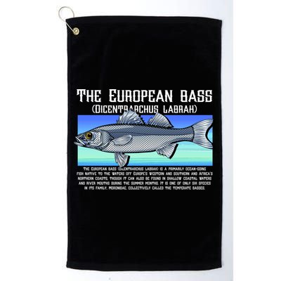 The European Bass Golf Towel