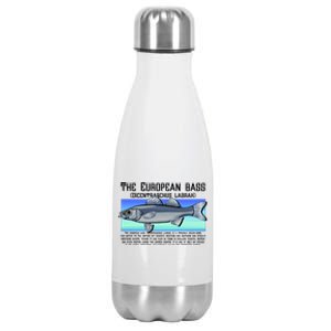 The European Bass Stainless Steel Insulated Water Bottle