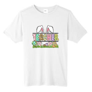 Teacher Easter Bunny Funny Ears Easter Day Gift Tall Fusion ChromaSoft Performance T-Shirt