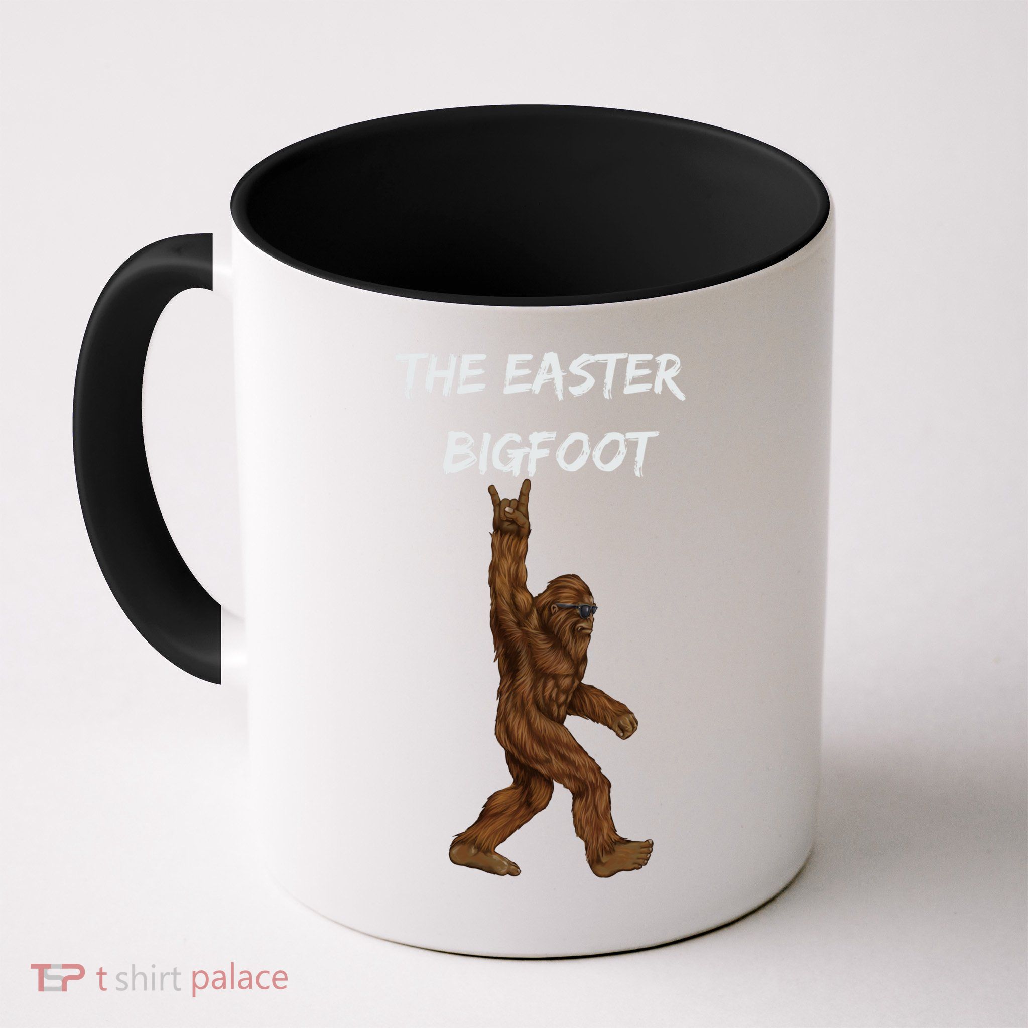 The Easter Bigfoot Rock On Bigfoot Sasquatch Love Sunglasses Gift Mug