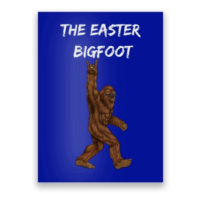 The Easter Bigfoot Rock On Bigfoot Sasquatch Love Sunglasses Gift Poster