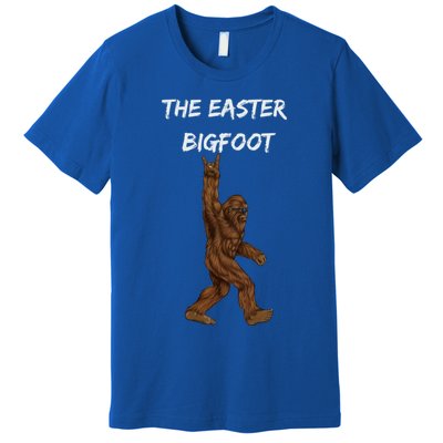 The Easter Bigfoot Rock On Bigfoot Sasquatch Love Sunglasses Gift Premium T-Shirt