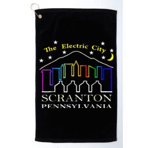 The electric city scranton pennsylvania Platinum Collection Golf Towel