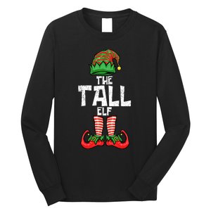 Tall Elf Christmas Matching Family Long Sleeve Shirt