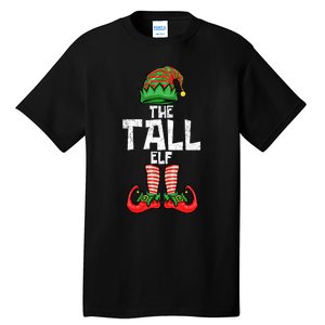 Tall Elf Christmas Matching Family Tall T-Shirt