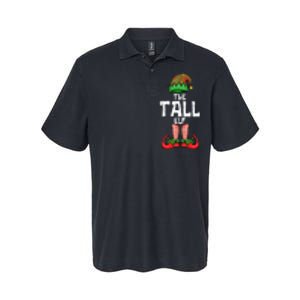 Tall Elf Christmas Matching Family Softstyle Adult Sport Polo