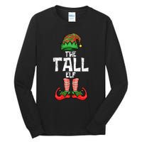 Tall Elf Christmas Matching Family Tall Long Sleeve T-Shirt