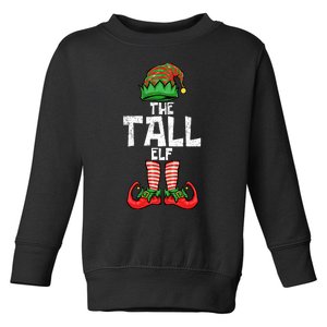 Tall Elf Christmas Matching Family Toddler Sweatshirt