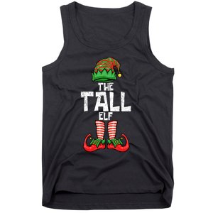 Tall Elf Christmas Matching Family Tank Top