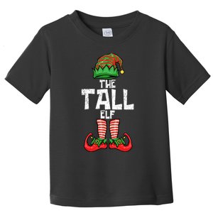 Tall Elf Christmas Matching Family Toddler T-Shirt