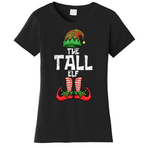 Tall Elf Christmas Matching Family Women's T-Shirt