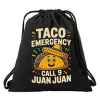 Taco Emergency Call Juan Juan Cinco De Mayo Drawstring Bag