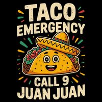 Taco Emergency Call Juan Juan Cinco De Mayo Drawstring Bag
