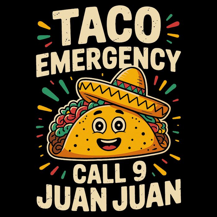Taco Emergency Call Juan Juan Cinco De Mayo Drawstring Bag