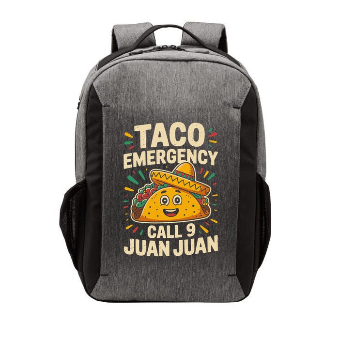 Taco Emergency Call Juan Juan Cinco De Mayo Vector Backpack