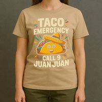Taco Emergency Call Juan Juan Cinco De Mayo T-Shirt